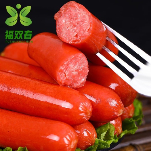 香肠/腊肠  福双春双烤肠香肠原味早餐风热狗烧烤50根肉