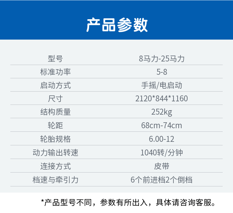 农用拖拉机  手扶拖拉机 农用小型耕地机 旋耕播种机