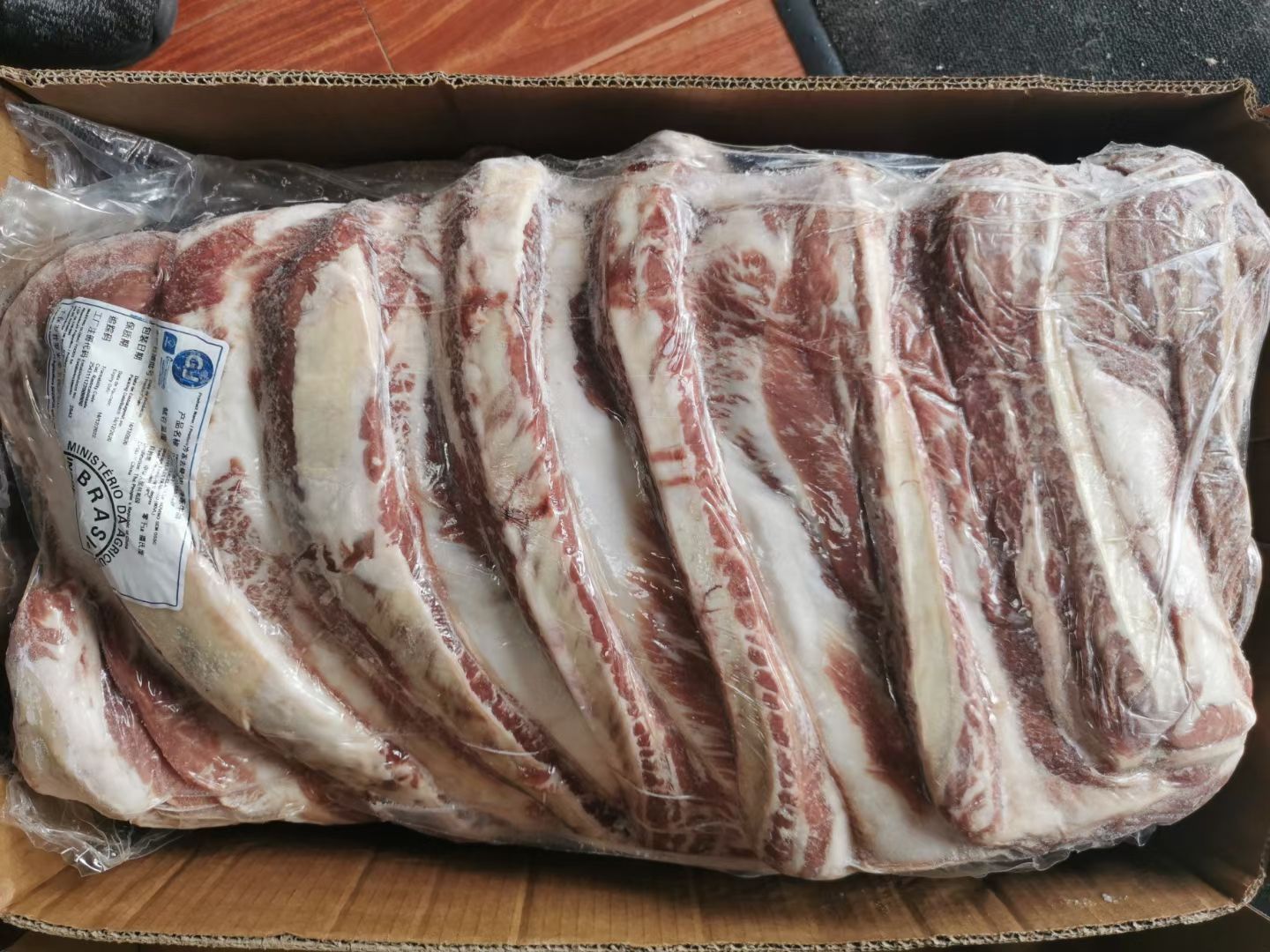 巴西2453牛腩20公斤/箱牛肉餐饮食材牛腩肉