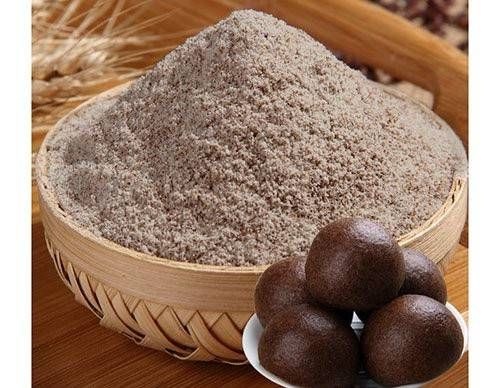 东平县纯石磨富硒黑小麦面粉全麦粉有营养面条馒头水饺粉