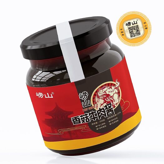 青岛酱腌菜  崂山牛肉酱、调味酱、厂家直供、批发、电商超市