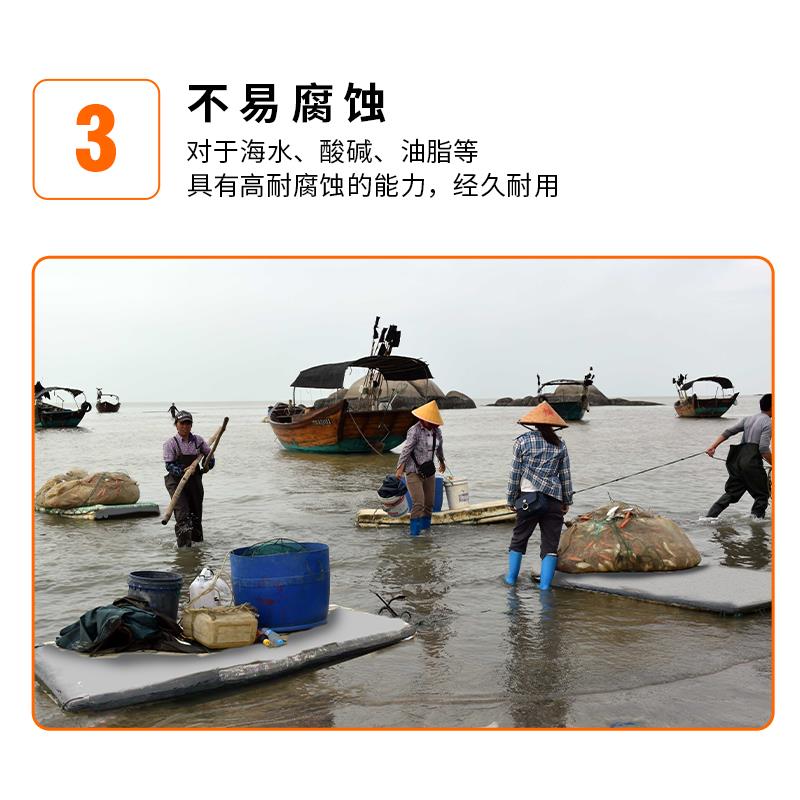 塑料渔船  新加厚型硬泡沫浮板船养殖鱼塘虾塘龙虾塘钓鱼割草防洪汛救生艇