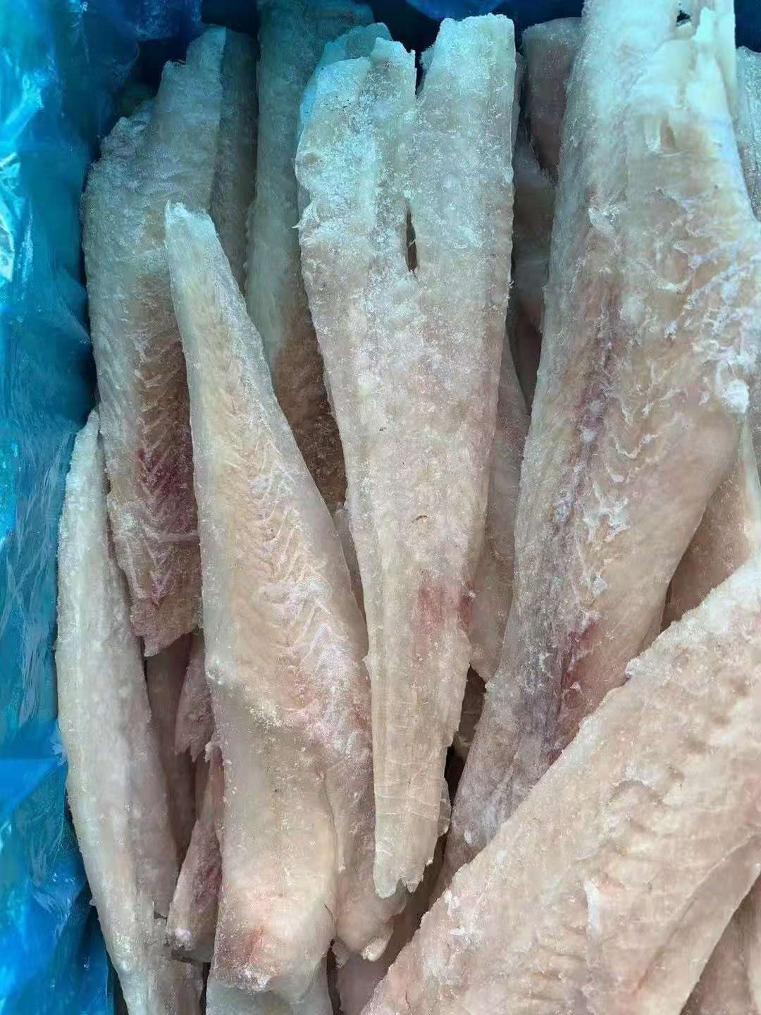 青岛鳕鱼片去片去刺干冰狭片新鲜柳冷冻阿拉斯加深海肉海鲜片
