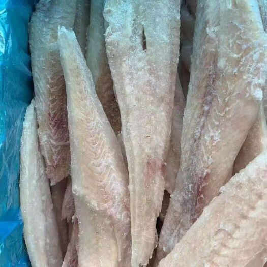青岛鳕鱼片去片去刺干冰狭片新鲜柳冷冻阿拉斯加深海肉海鲜片
