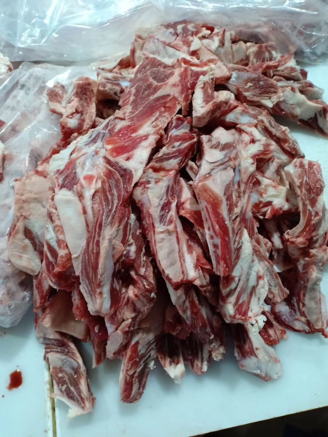 纯干腹肉条，烧烤专用产品，工厂每天大量出货