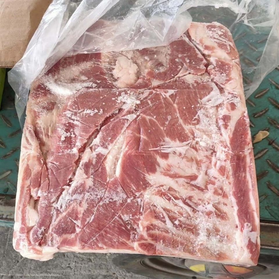 带皮前上肉新鲜冷冻带皮猪五花肉20斤带皮前后上肉五花肉猪前腿