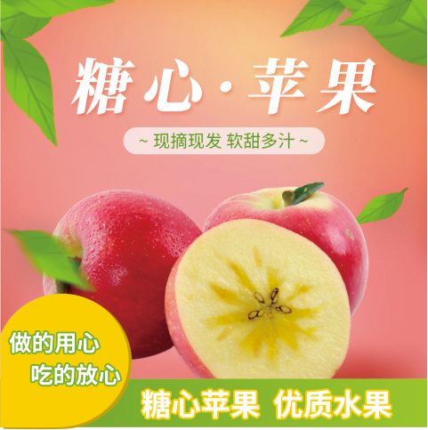 红富士苹果  冰糖心 5斤/箱.10斤/箱 ( 一件代发)
