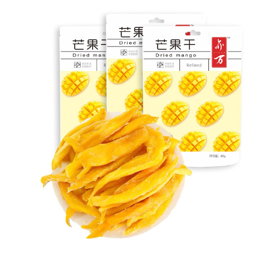 云霄县芒果干休闲零食解馋果脯蜜饯原味芒果水果干散装果脯100g
