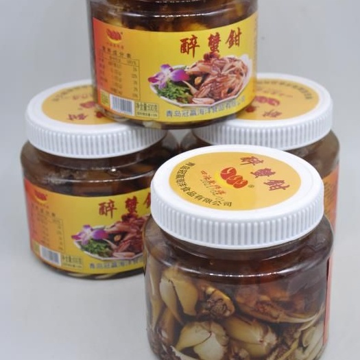 青岛腌蟹脚  酒店半成品醉蟹钳麻辣蟹钳原料半成品