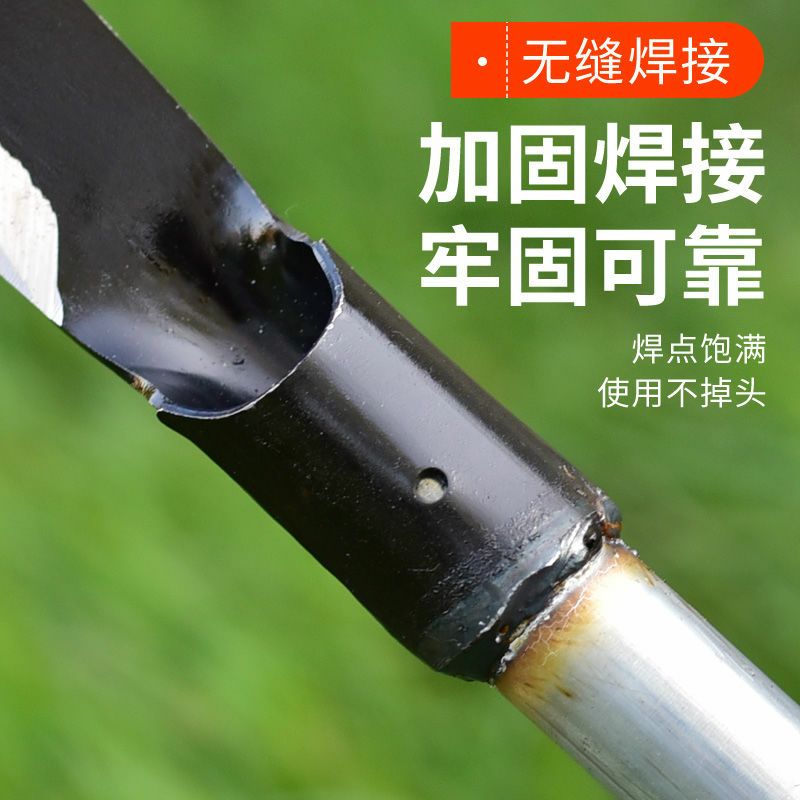 农用镰刀割草刀全钢长柄多功能收割除草刀户外加长把砍割两用弯刀