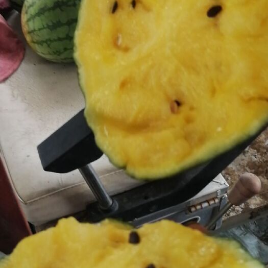 沭阳县特小凤西瓜  基地大棚种植无公害食品黄心薄皮风味独特