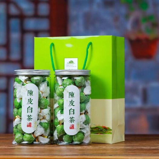 好茶捡漏，福鼎陈皮白茶茶叶寿眉高山老白茶龙珠贡眉陈皮白茶