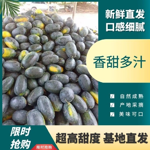 扶绥县黑美人西瓜  广西扶绥黑美人