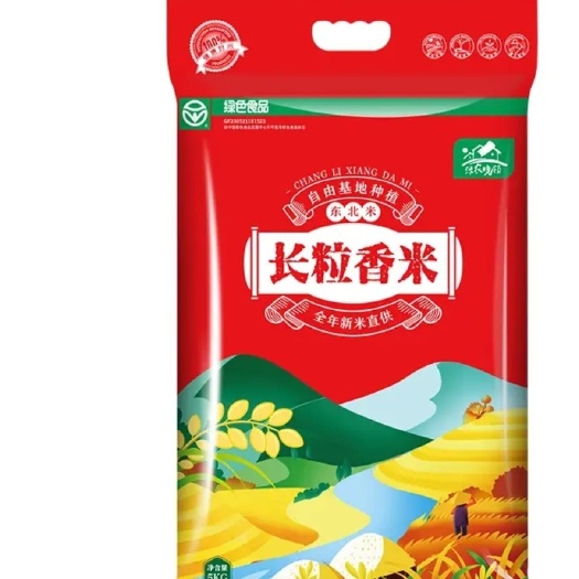 福州绿农小镇东北长粒香米5kg