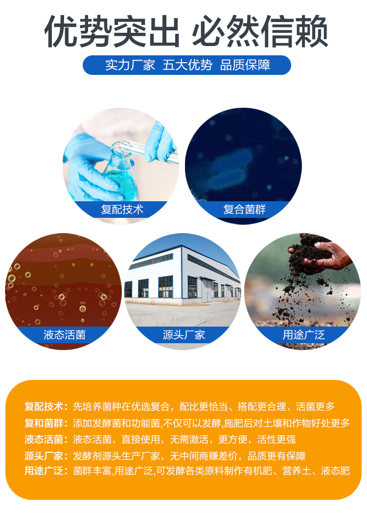 生物肥发酵剂 粪便发酵剂  鸡粪发酵剂  发酵剂鸡粪羊粪猪粪