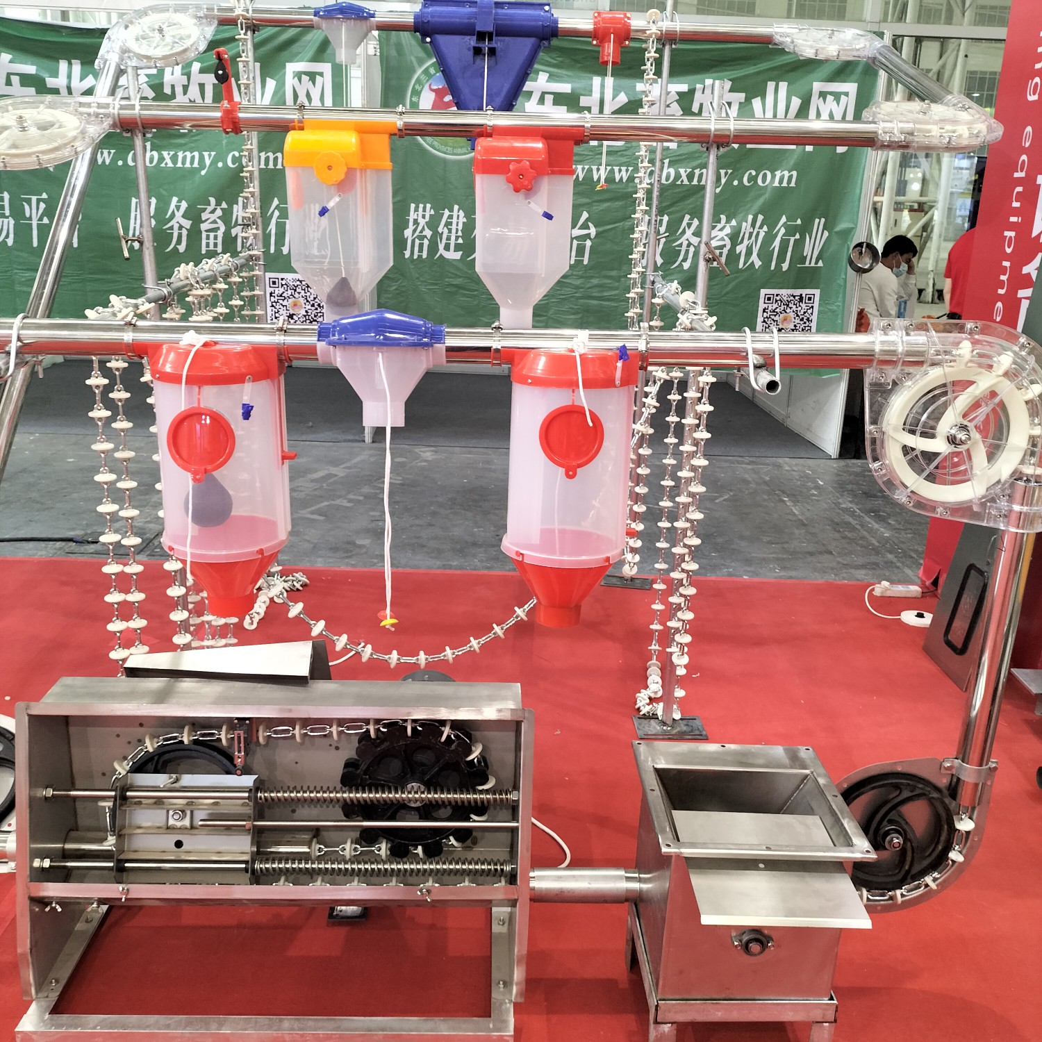 养殖设备  厂家直销养殖厂料线塞盘料线猪舍室内料线舍外料线