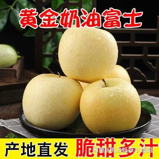 烟台维纳斯黄金苹果  奶油苹果山东烟台黄金富士脆甜丑冰糖心新鲜水果奶油苹果皮薄