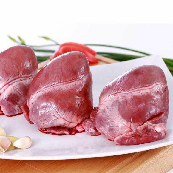新鲜冷冻特级开口猪心已切开生猪心20斤包邮卤菜饭店