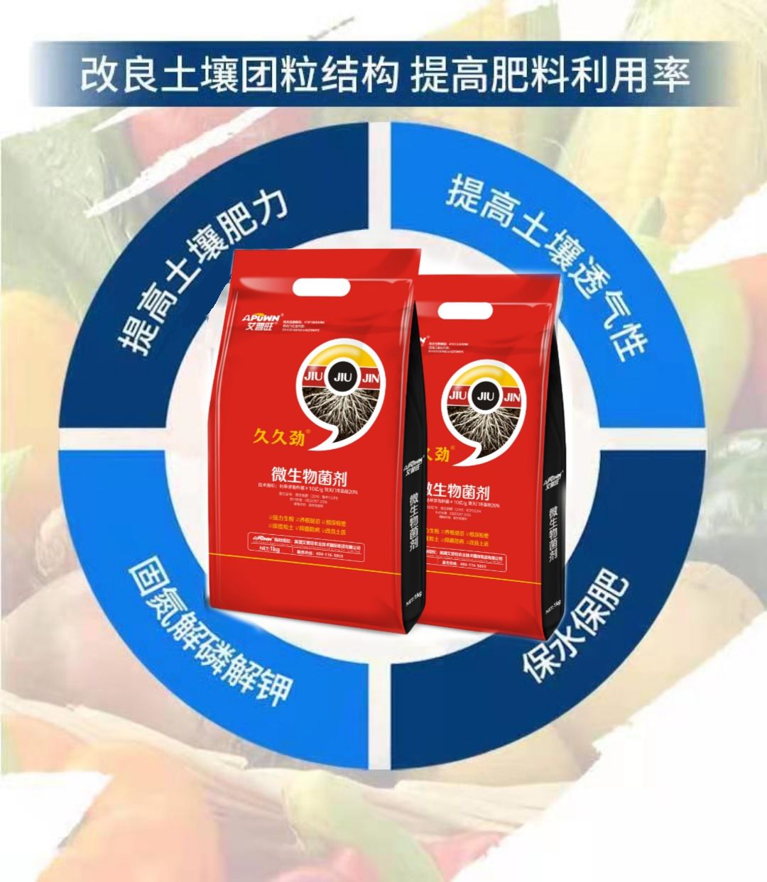 菌肥  久久劲  强力生根  抑菌防病 基地直供