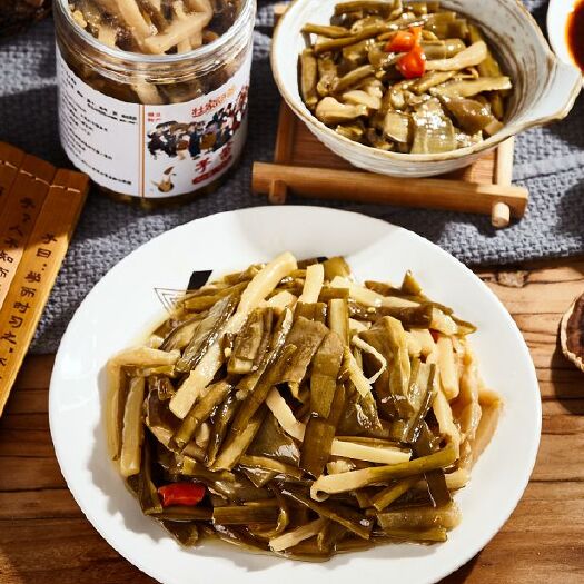 横州市壮家阿爸广西酸辣芋苗泡菜鲜即食下饭菜瓶装特产开胃菜早餐小咸菜