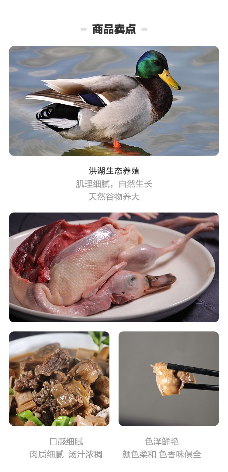 白条鸭  洪湖老飞天鸭  地标产品  盒马合作商