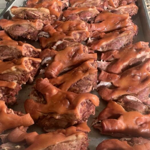 卤猪头肉  全熟五香猪头肉