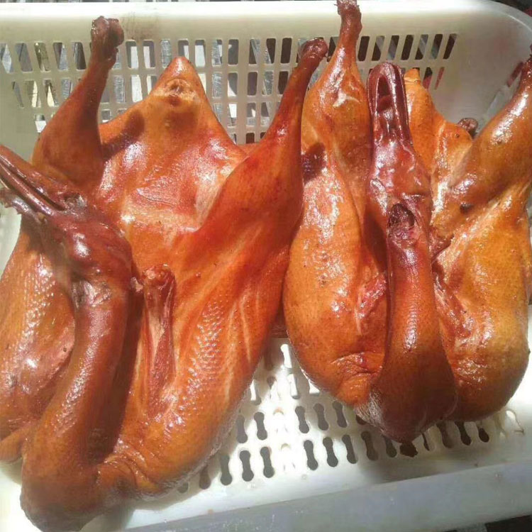 卤板鸭酱香五香板鸭 卤菜店货源板鸭 冷冻8成熟板鸭需二次加工