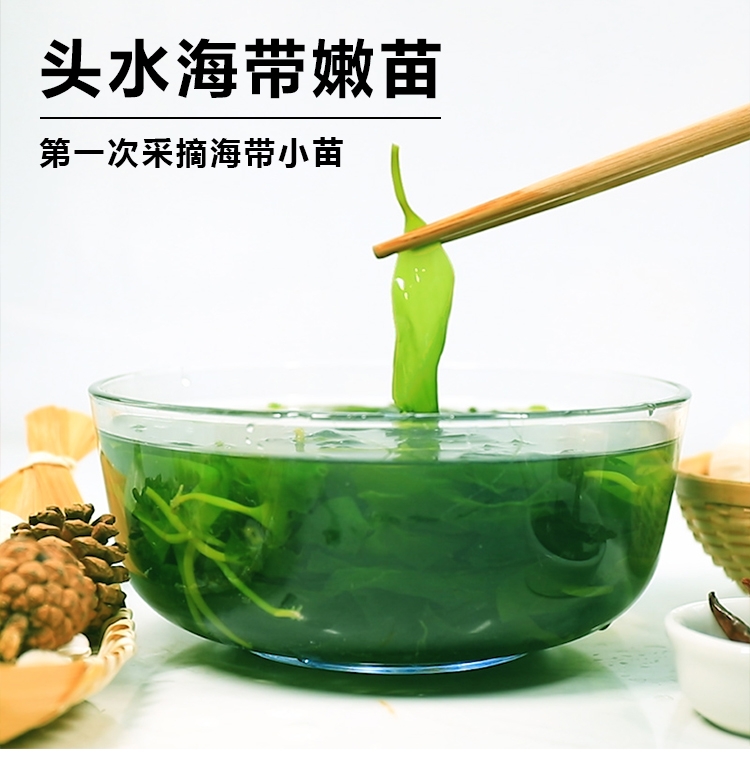 海带芽  鲜海带 霞浦海带苗特级嫩芽一斤盐渍非干货新鲜产地直发三秒即食