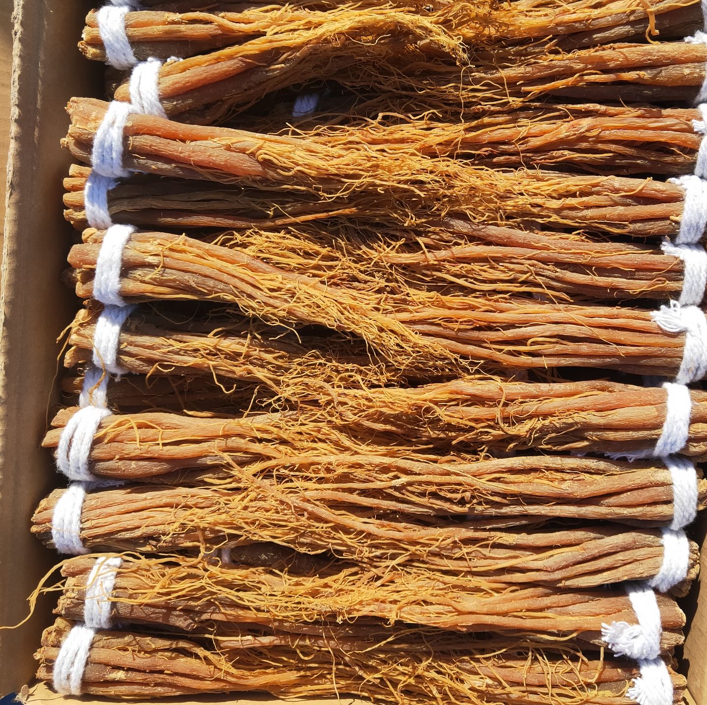 红参须长白山人参红参须人参根捆把500克包邮红参捆须