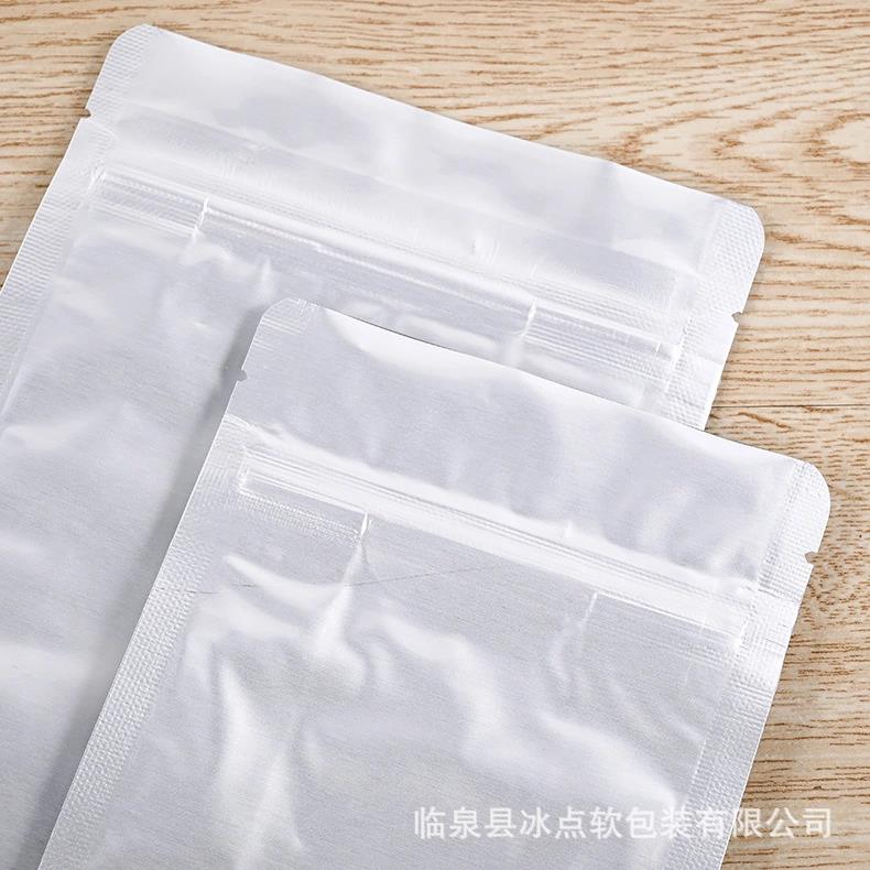 铝箔袋  铝箔八边封自立自封袋纯铝榴莲干食品包装袋避光防潮可热封现货