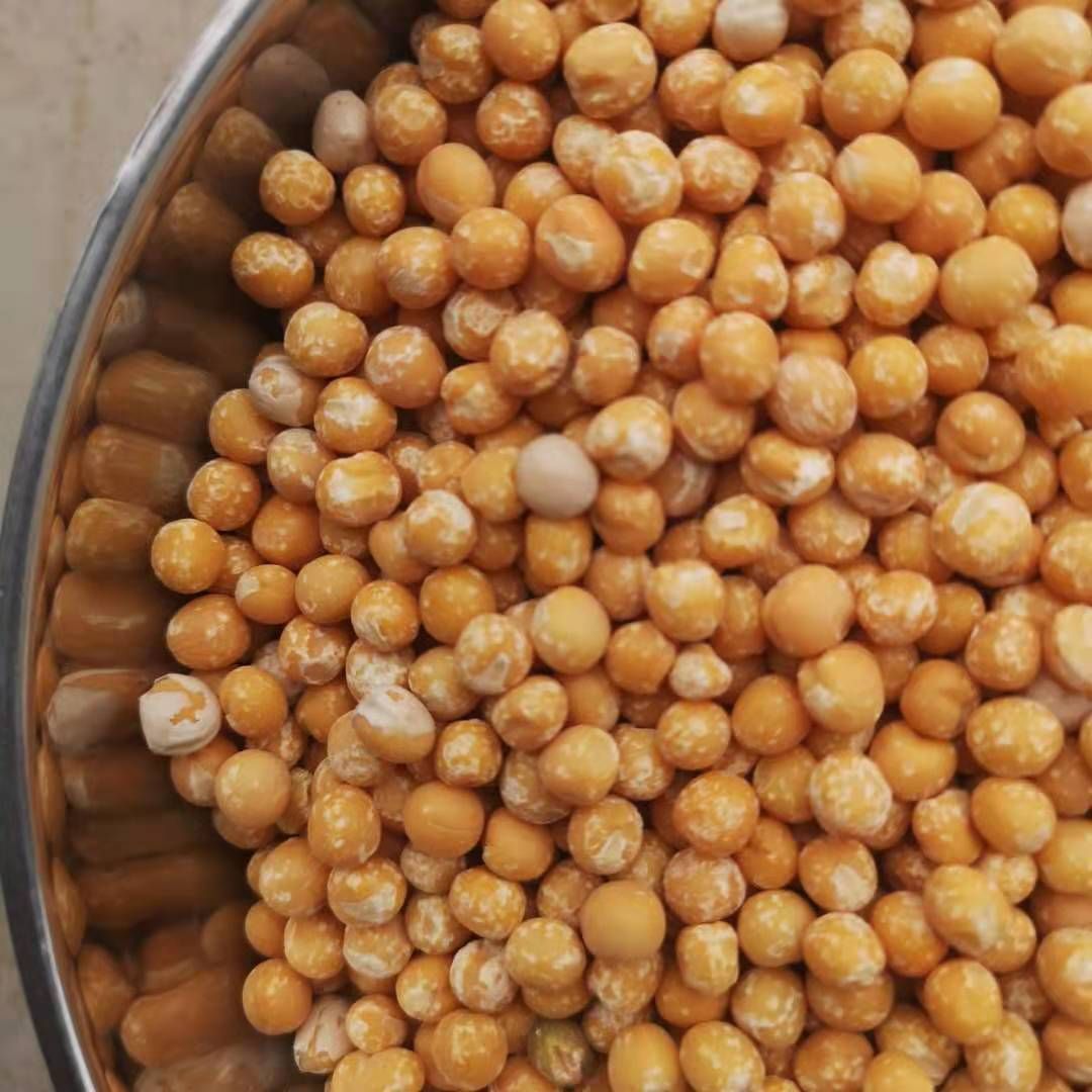 干豌豆  豌豆仁 脱皮黄豌豆 豌豆糕馅料食品原料 熬粥豌豆仁