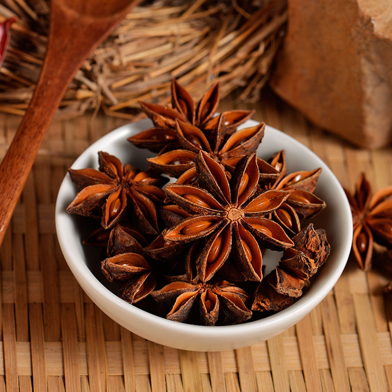 春花八角 八角大红春花茴香无流足干新货八角香辛料500克批发