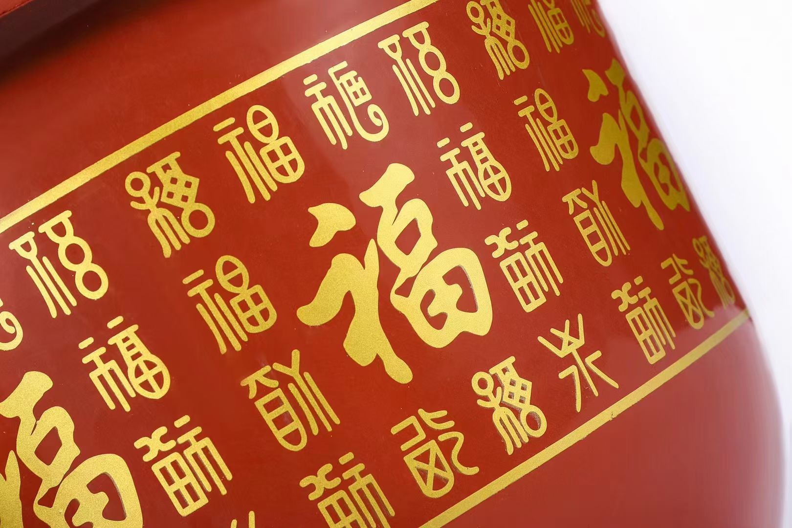 塑料花盆红福盆
