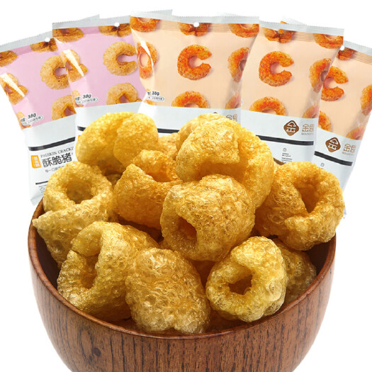 平阳县方便面  泰式风味炸猪皮38g/袋