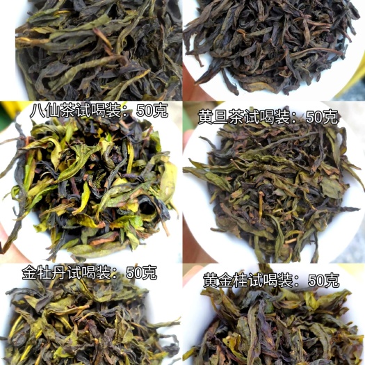 惠来县八仙茶惠来高山土山茶金牡丹黄金桂黄旦奇兰茶6两1份6款体验