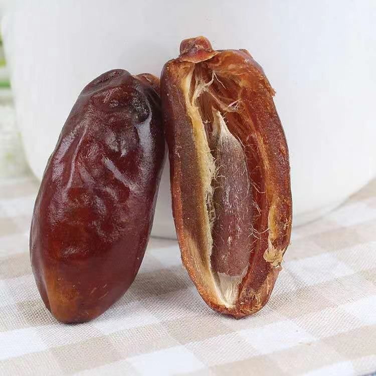 椰枣伊拉克黄黄金椰枣阿联酋黑椰枣零食红枣批发