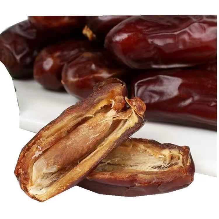 椰枣伊拉克黄黄金椰枣阿联酋黑椰枣零食红枣批发