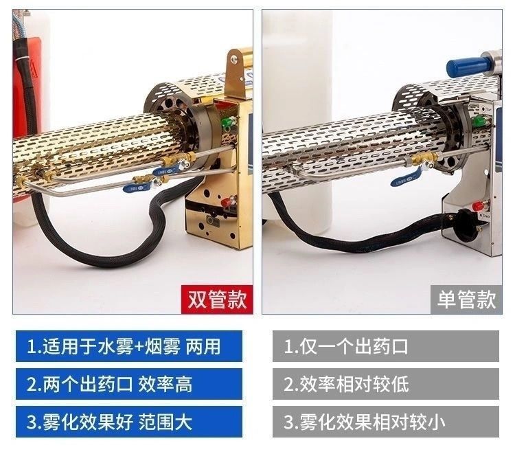烟雾弥雾机  2021新款 弥雾机 航天脉冲 烟雾+水雾多功能打药机