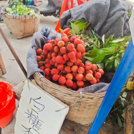灵山县妃子笑荔枝 皮溥肉厚清甜，一个字爽，二个字好爽，三个字爽歪歪