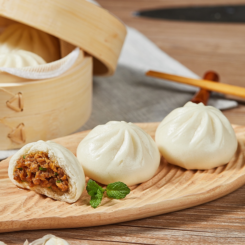 包子 酱肉包，猪肉包，速冻包子，早餐包子80克/个