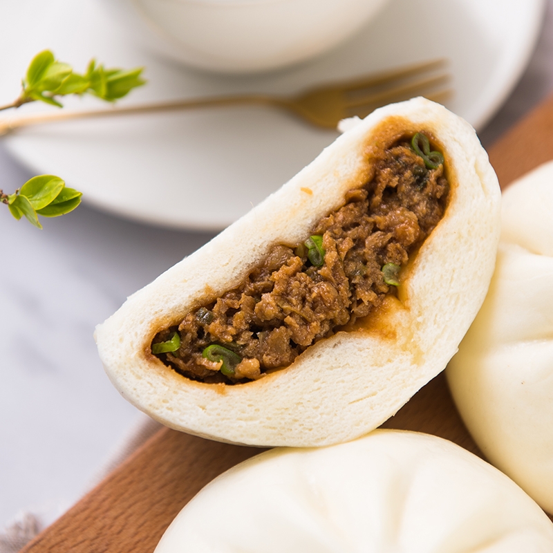 包子 酱肉包，猪肉包，速冻包子，早餐包子80克/个