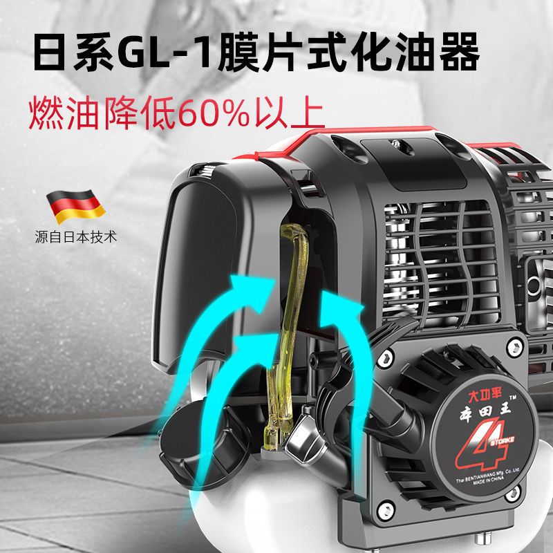 割草機  除草微耕機全自動小型背負(fù)式農(nóng)用多功能打草鋤草松土機