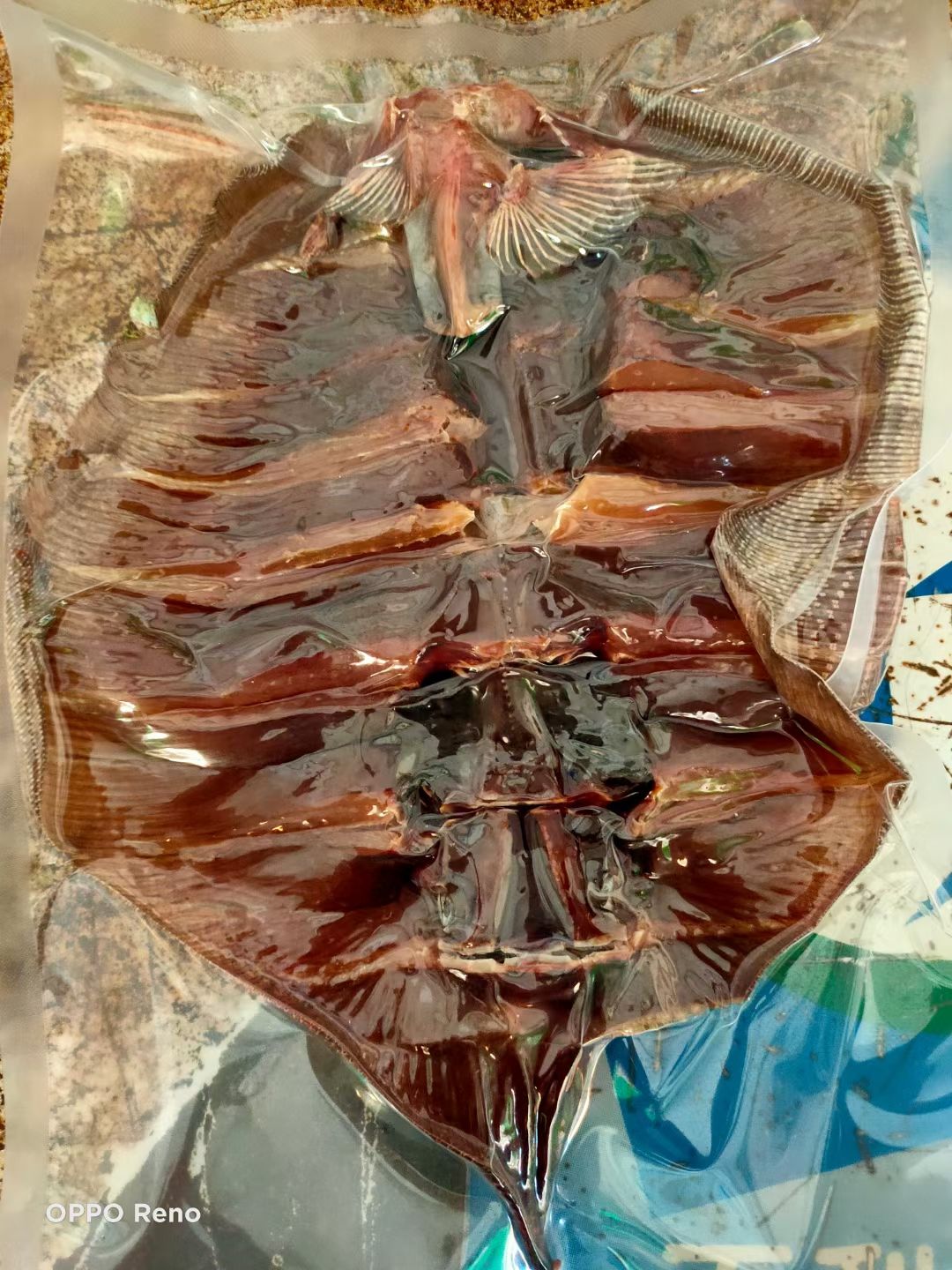  魔鬼鱼干足干，抽空包装