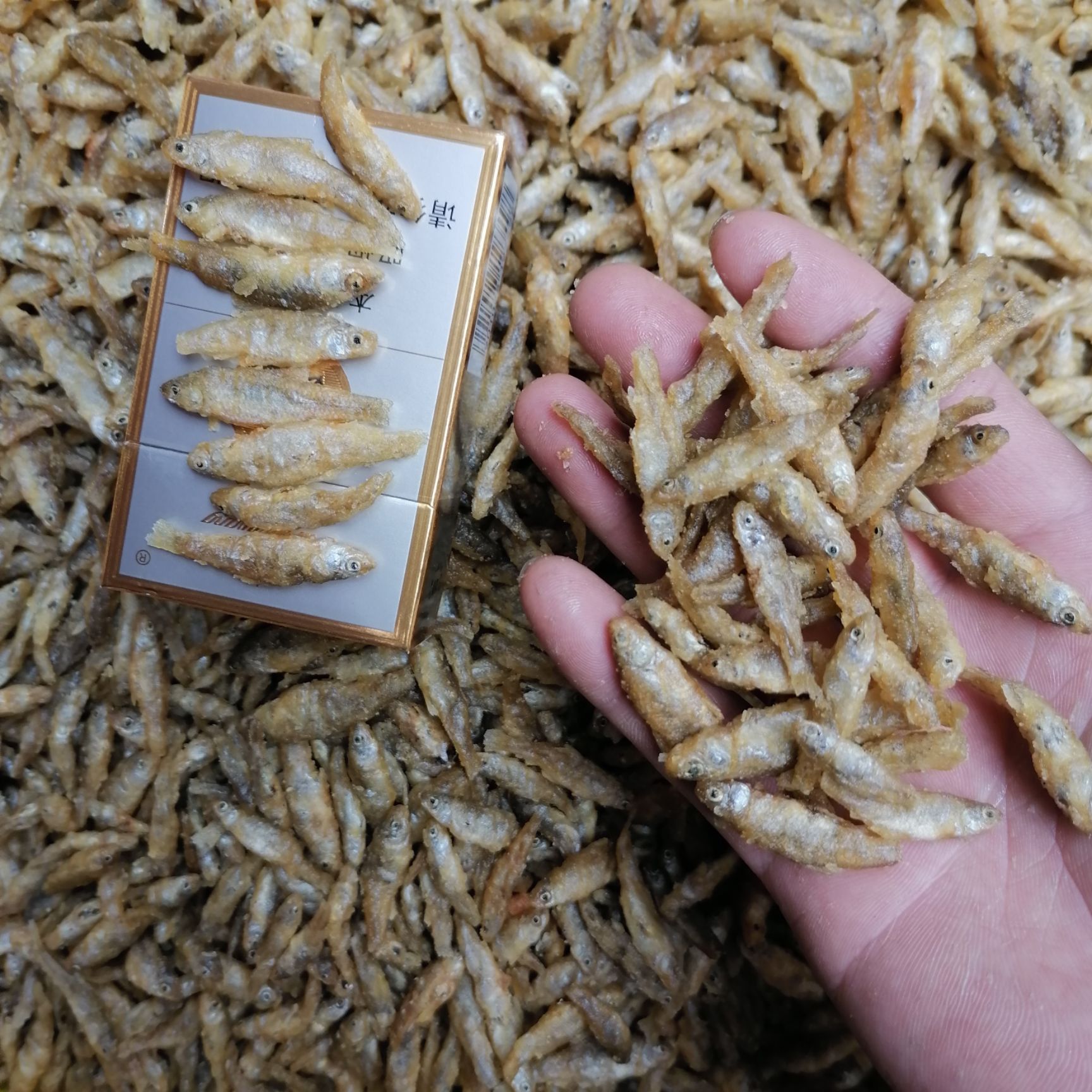 湖南水库鱼 油炸麦穗鱼 油炸弄子鱼火焙烤干小鱼仔