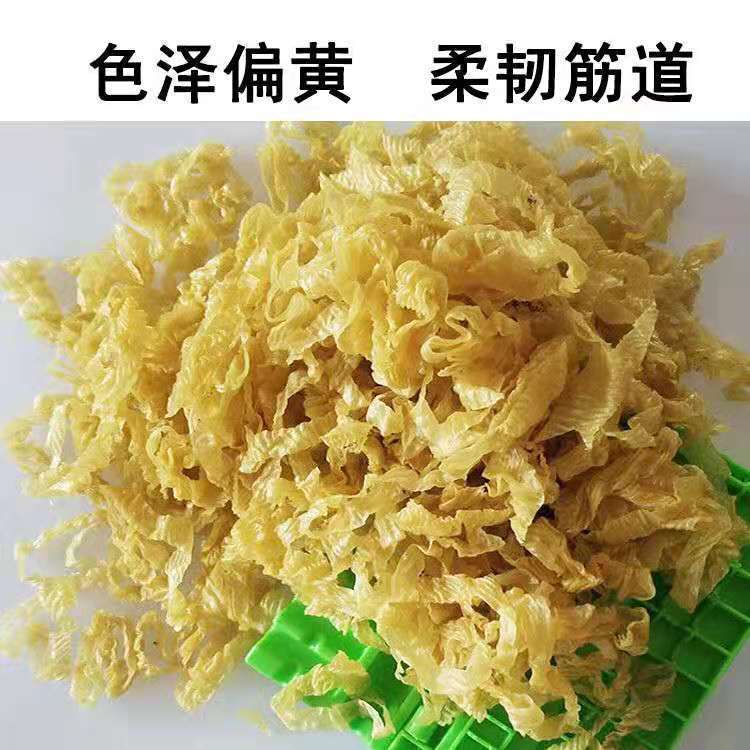 豆腐皮絲干豆皮東北土特產(chǎn)干貨油豆皮批發(fā)豆制品蛋白肉腐竹涼拌菜