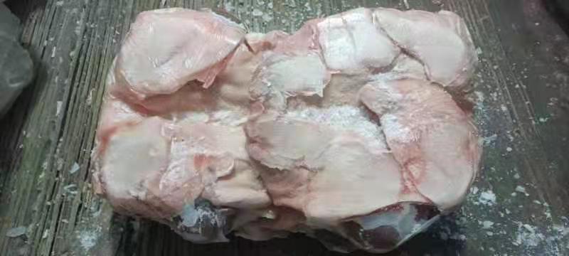 猪头 国产肥猪劈半带耳头  11-13斤  手续齐全  检疫新开