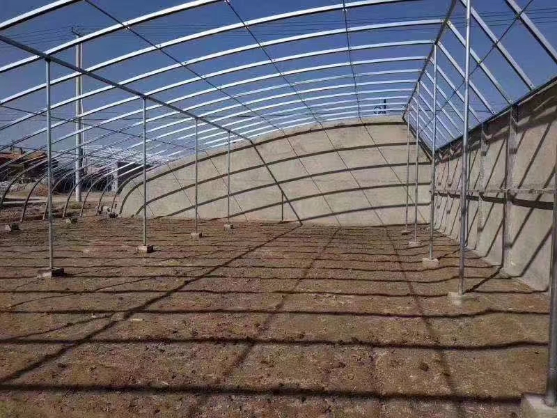 大棚设备  大棚管 斜坡温室日光暖棚 骨架坚固耐用寿命20年