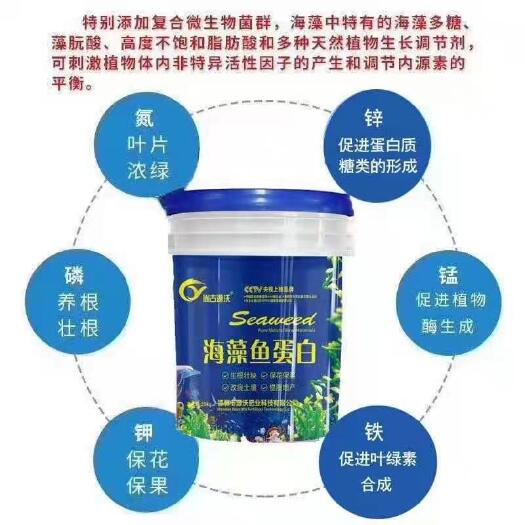 邯郸海藻肥  海藻鱼蛋白：生根壮苗  保花保果  改良土壤  提质增产