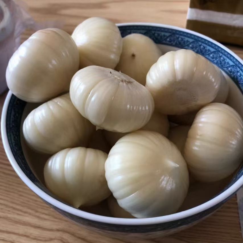 云南大理紫皮独头蒜干蒜