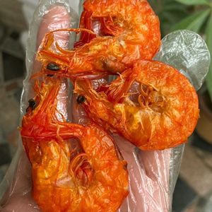 对虾干  软皮烤虾干海水虾对虾海鲜干货脱了壳碳烤虾干老人小孩零食